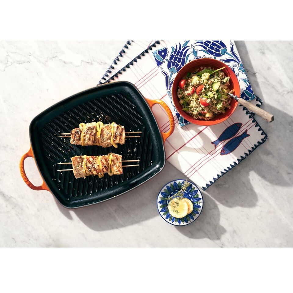 Le Creuset Cast Iron Rectangular Grill Williams Sonoma Australia